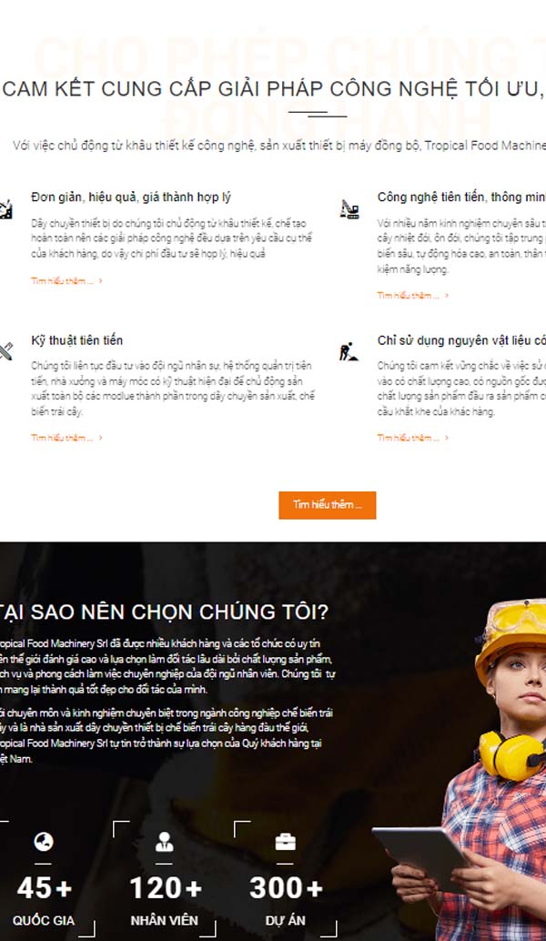 Dự án SEO Website nhà máy công nghiệp