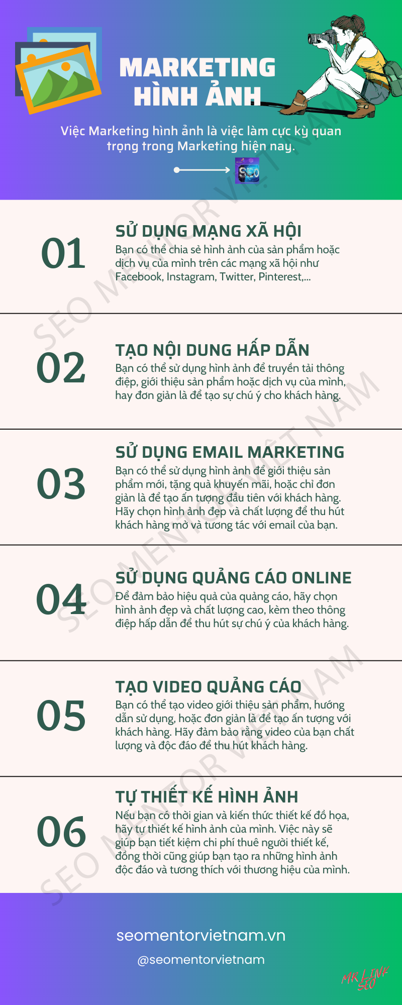 Infographics - Vì sao nên tập trung Marketing hình ảnh?