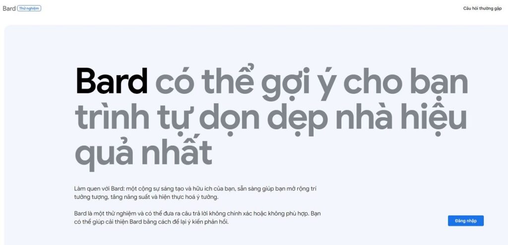 Bản cập nhật mới nhất của Bard đã có thể sử dụng tại Việt Nam