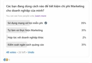 Khảo sát cách làm sao để tiết kiệm chi phí Marketing?