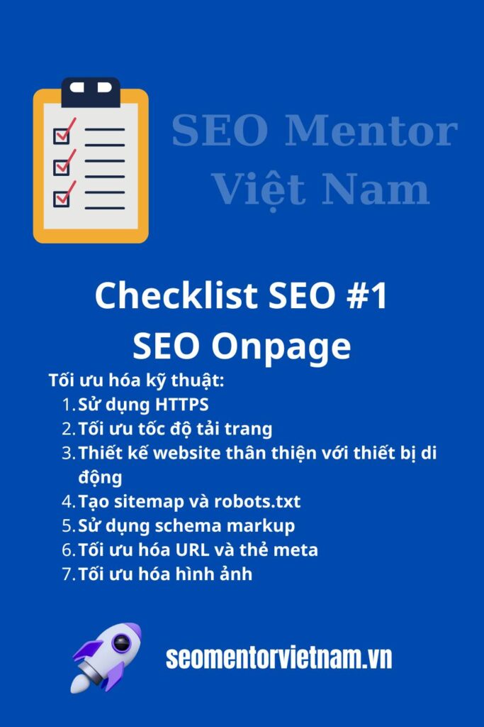 Checklist SEO Onpage