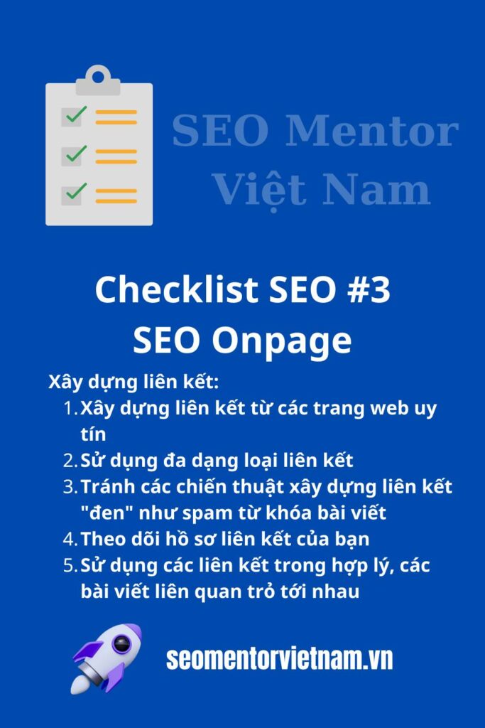 Checklist SEO Onpage