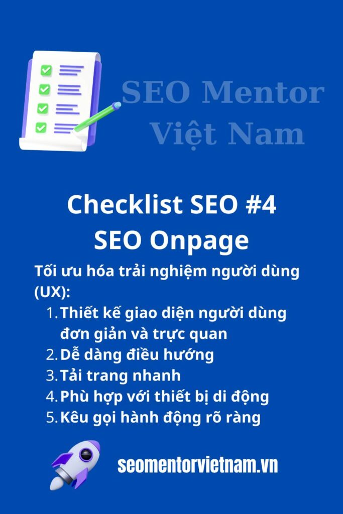 Checklist SEO Onpage