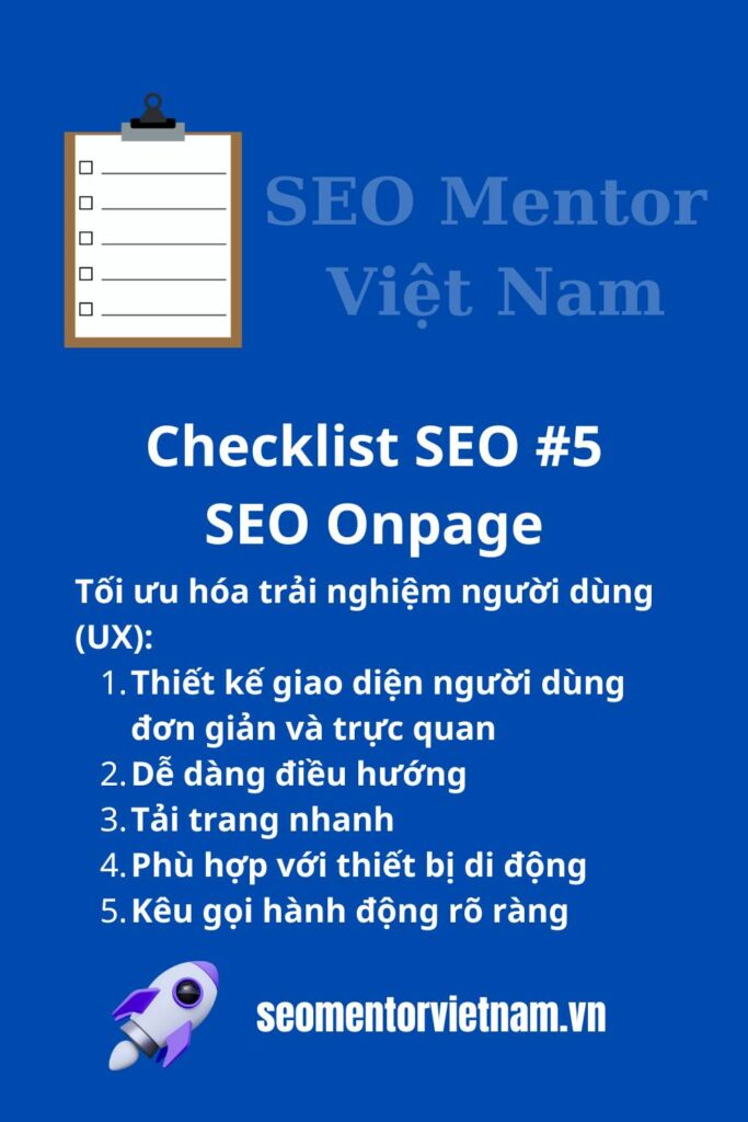 Checklist SEO Onpage