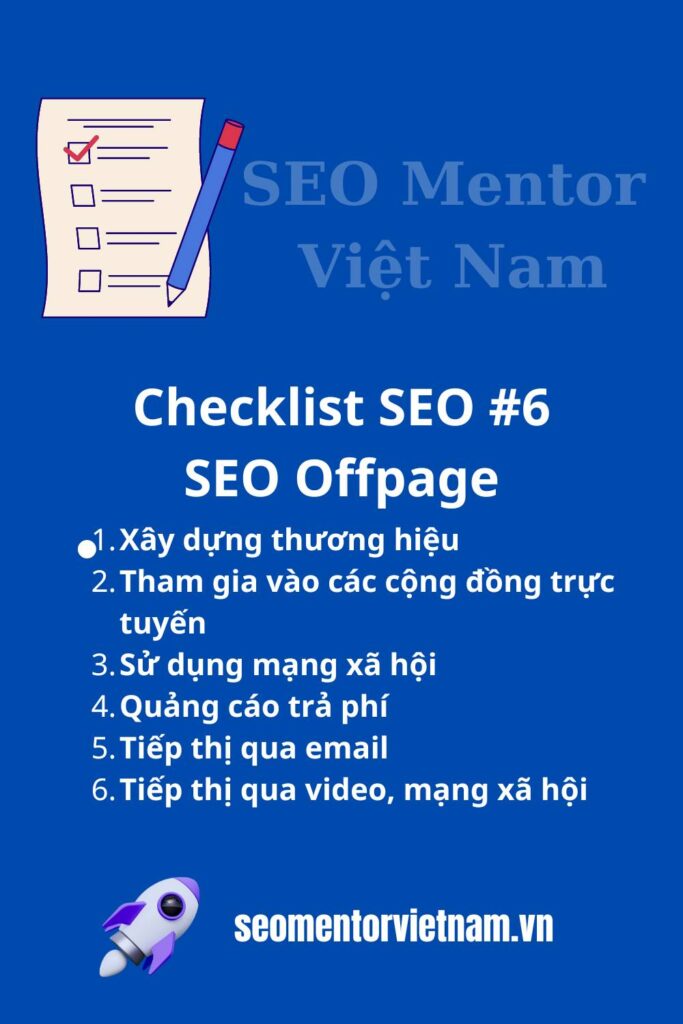 Checklist SEO Offpage