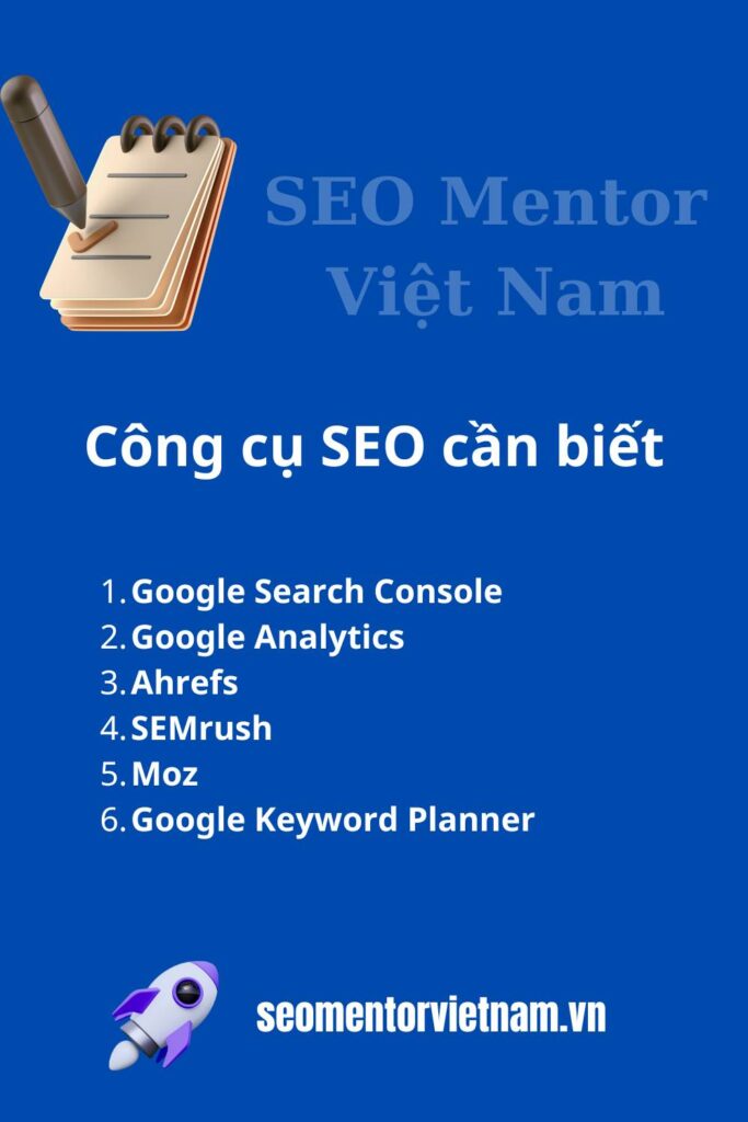 Công cụ SEO cần biết