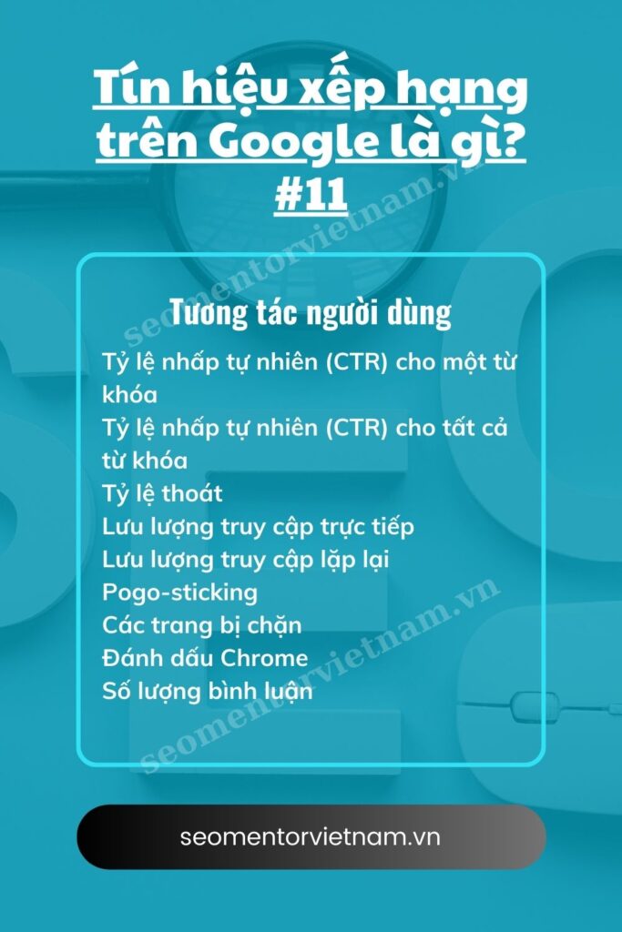 Tín hiệu xếp hạng trên Google 11