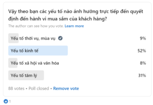 Khảo sát về việc hiểu rõ hành vi của khách hàng lại quan trọng