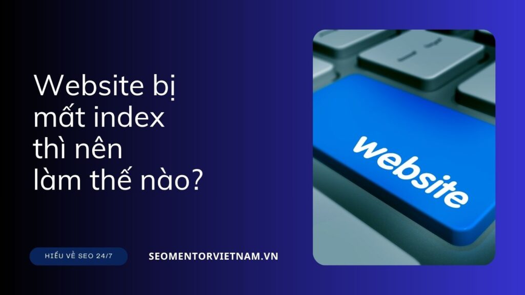 Website bị mất index thì nên làm thế nào?