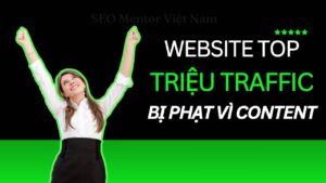 Tại sao nhiều website lên TOP cao, triệu traffic nhưng bị phạt do viết các nội dung không liên quan?