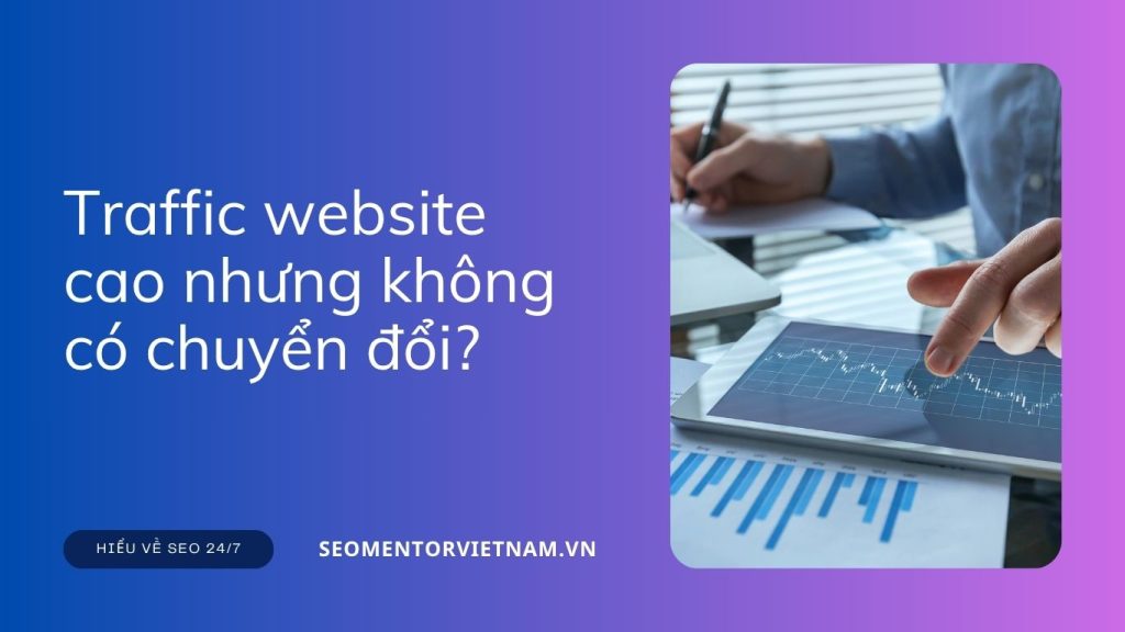 Traffic website cao nhưng không có chuyển đổi? Vì sao vậy?