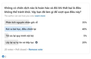 Khảo sát về cách thử nghiệm, thất bại và thành công