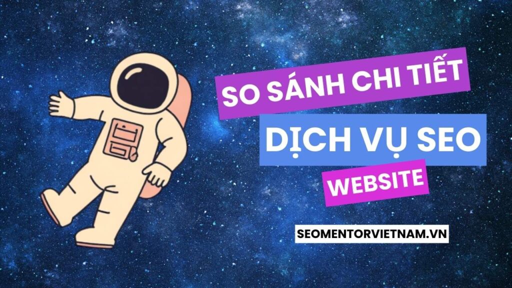 So sánh các dịch vụ SEO từ khóa, SEO Tổng Thể, SEO Branding, SEO AI Search