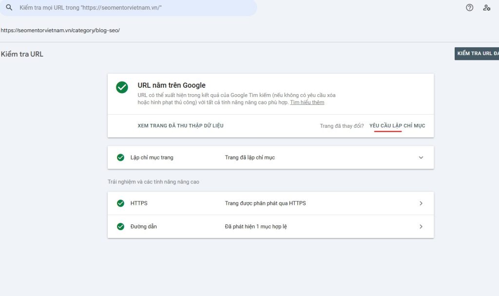 Hướng dẫn submit index website lên Google bằng Search Console