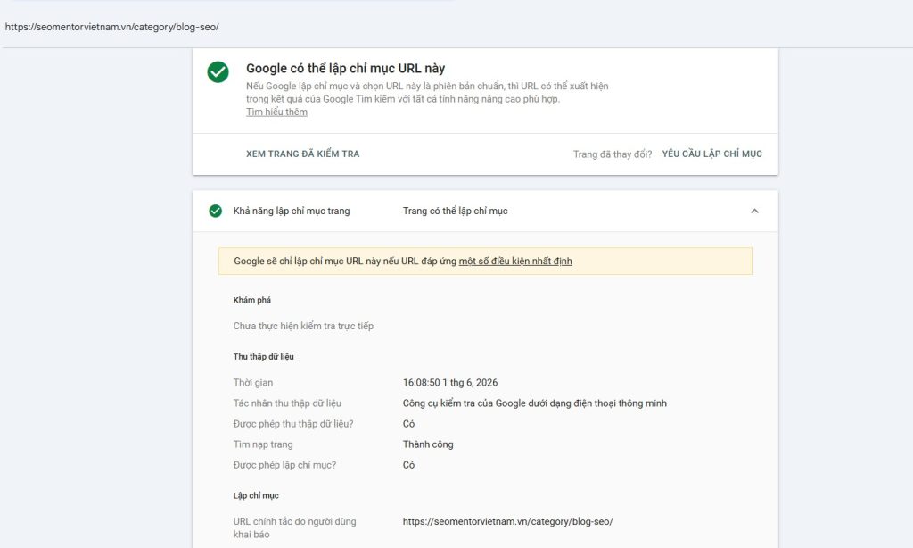 Hướng dẫn submit index website lên Google bằng Search Console