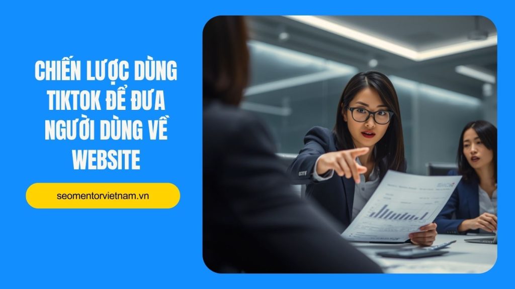 Chiến lược dùng Tiktok để đưa người dùng về website