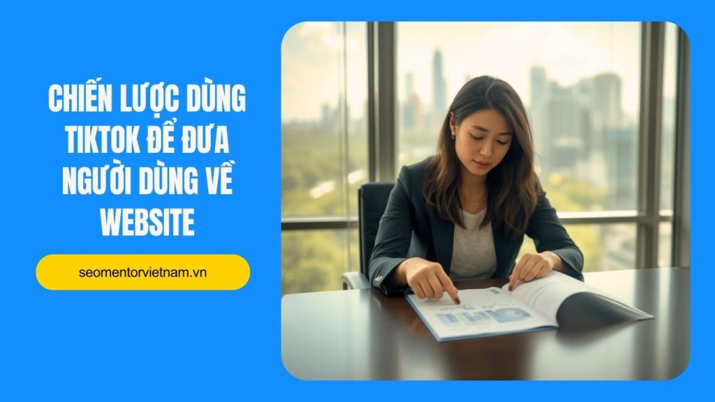 Chiến lược dùng Tiktok để đưa người dùng về website