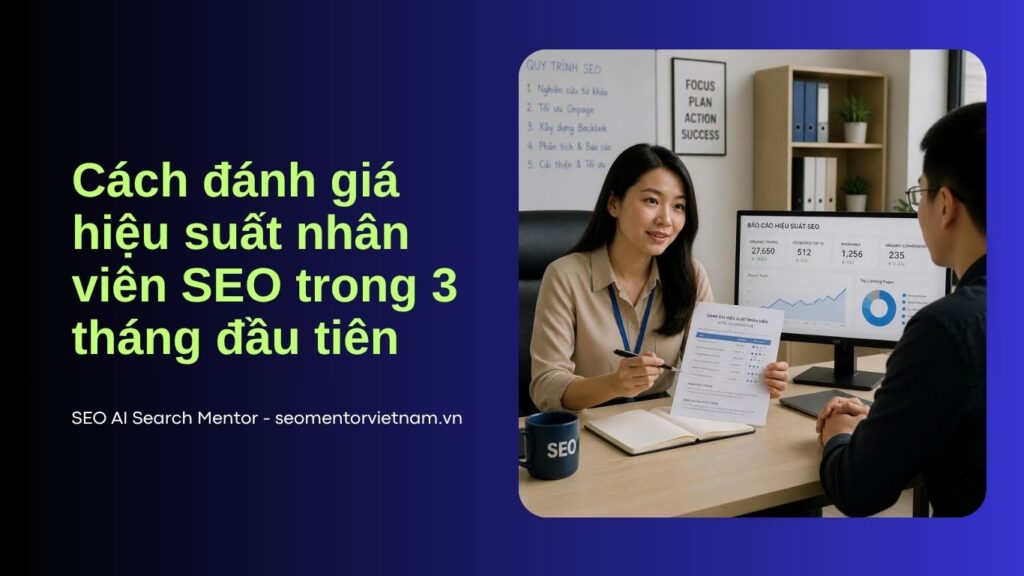 Cách đánh giá hiệu suất nhân viên SEO trong 3 tháng đầu tiên