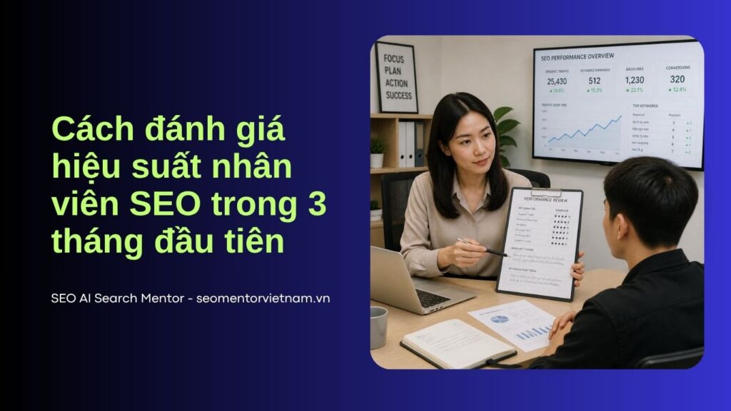 Cách đánh giá hiệu suất nhân viên SEO trong 3 tháng đầu tiên