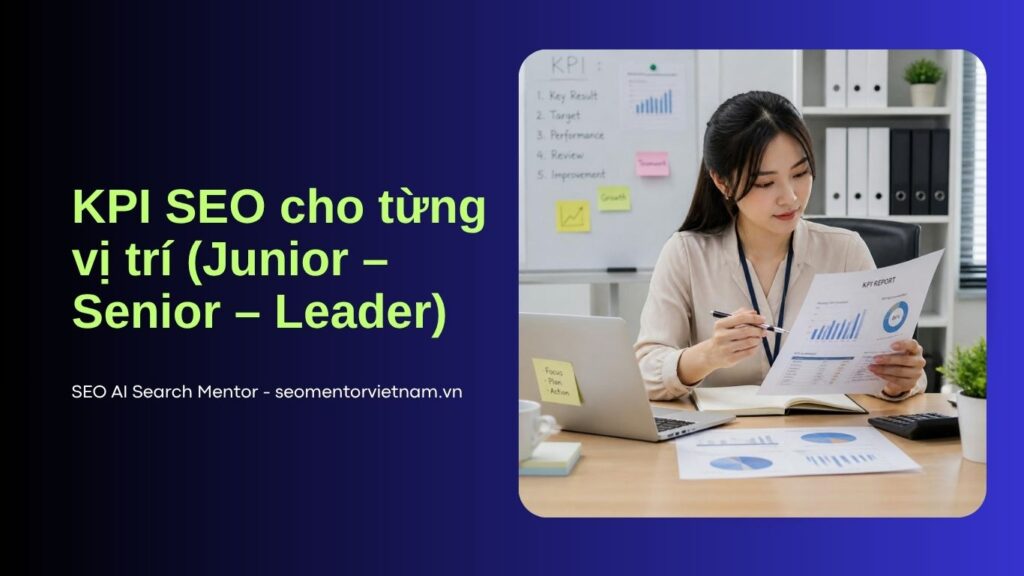 KPI SEO cho từng vị trí (Junior – Senior – Leader)