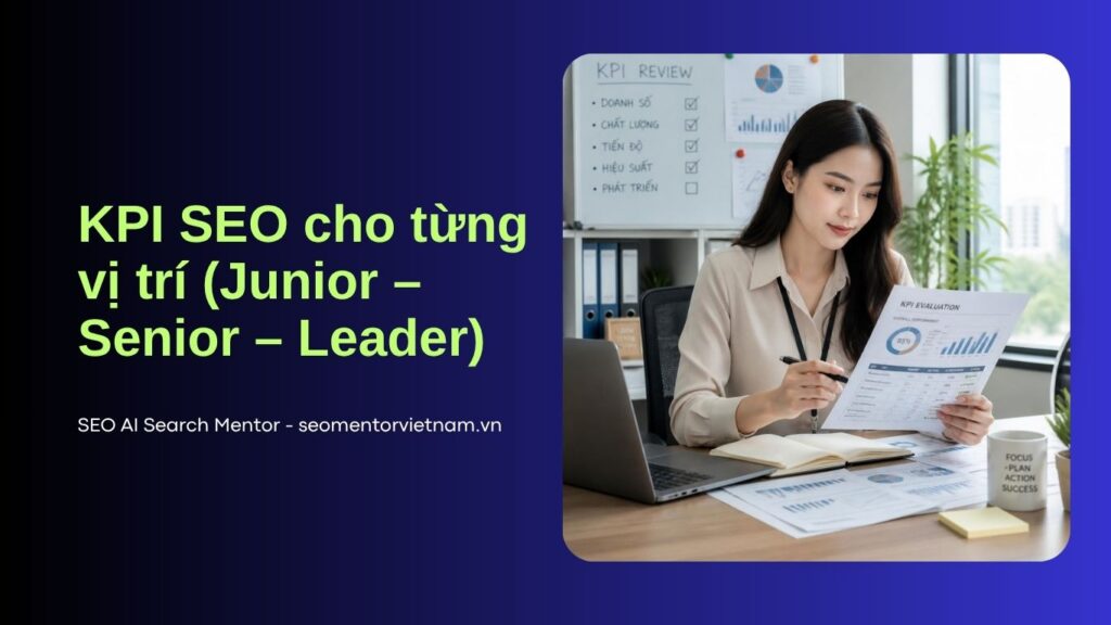 KPI SEO cho từng vị trí (Junior – Senior – Leader)